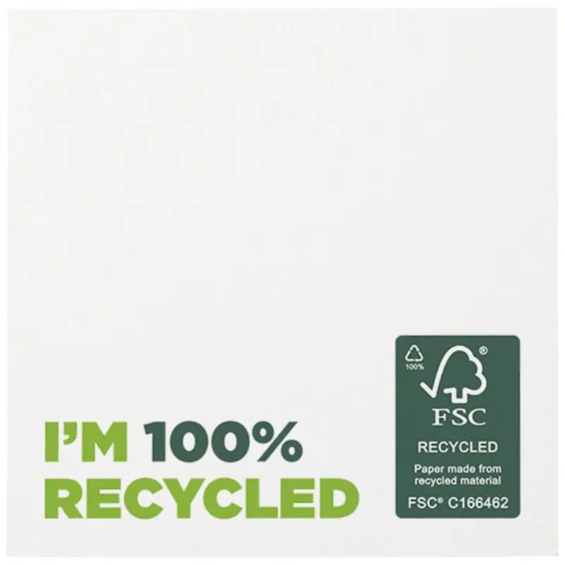 NOTAS ADHESIVAS DE PAPEL RECICLADO STICKYMATE®  75X75 MM